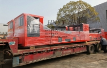 貴州3臺改造完的8噸雙司機室防爆電機車整車發貨