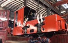 貴州兩套5噸蓄電池電機車發貨