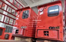 山西使用超級電容的5噸湘潭礦用電機車發貨